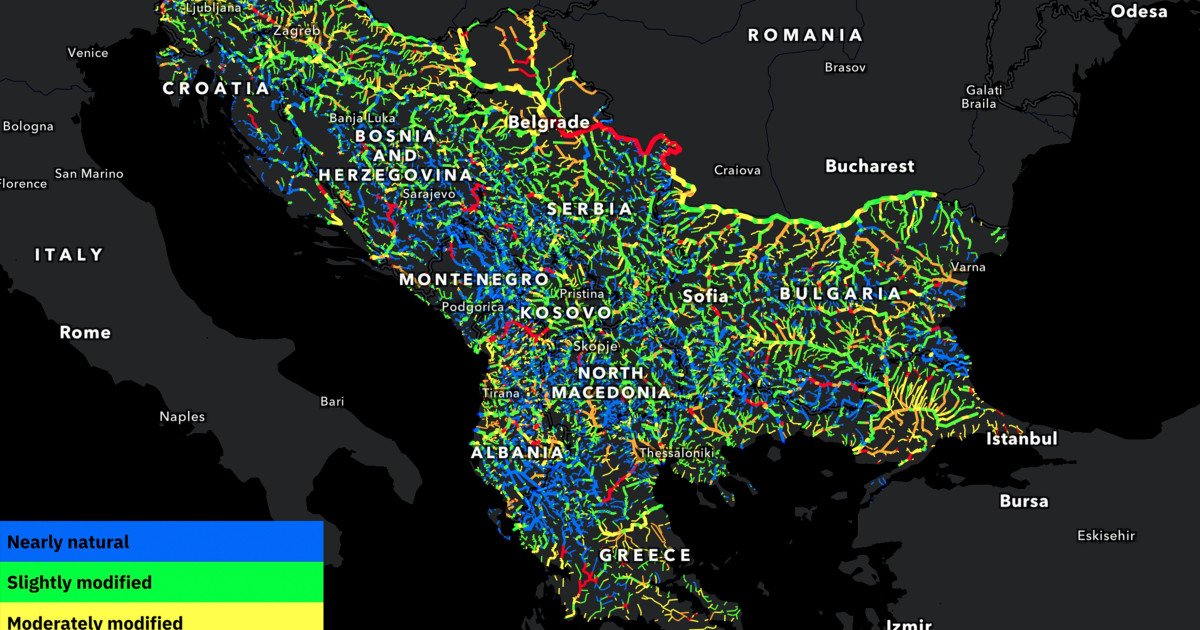 Europe’s last wild rivers under siege: Nearly 2,500 km of pristine ...