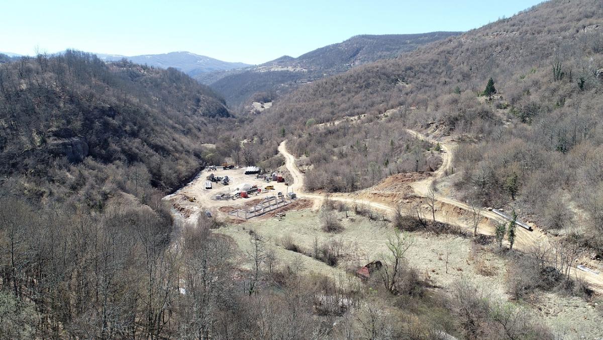 Construction site on River Vrhovinska © Robert Oroz