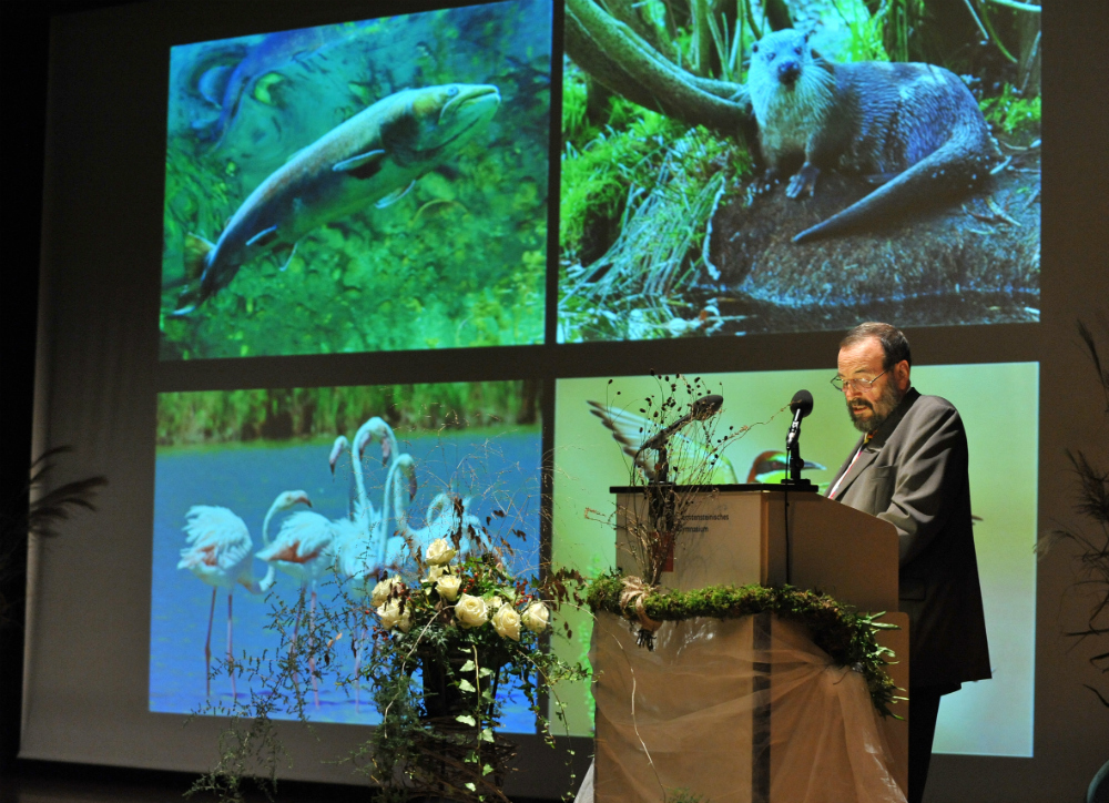 Laudation by Prof. Georg Grabherr. Photo: Klaus Schädler