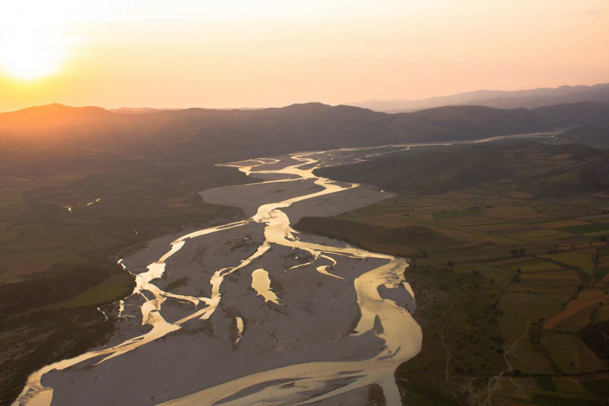 Vjosa River, Albania. Photo:Roland Dorozhani  
