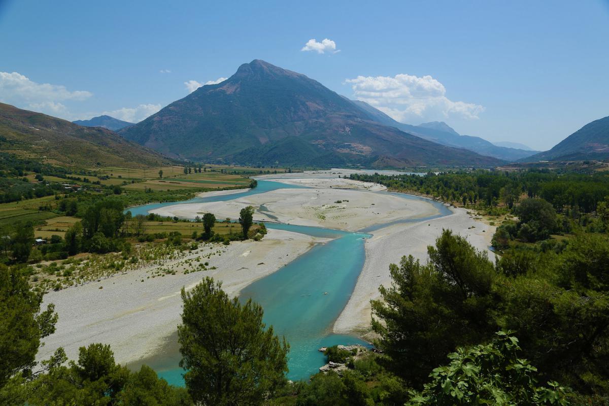 The Vjosa river. The EU calls for its protection, but the Albanian government wants to have hydropower plants constructed © Christian Baumgartner/Nationalpark Donau-Auen