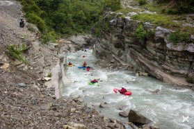 Day 30: Usually, the Langarica carries only 5% of the water you see in the picture. 95% is diverted through pipelines.