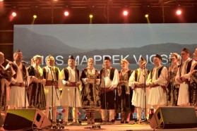 Isopolyphonic group "Grupi Polifonik Lunxhëria" from Gjirokastër