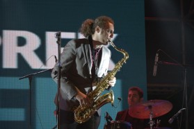 Saxophonist Ermal Rodi