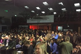 About 450 people attended the Blue Heart screening at the Crate Brewery in London on May 2nd.