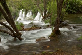 The Kravice Waterfalls in Bosnia&Herzegovina, fed by the Trebižat River, a major tributary of the Neretva River.