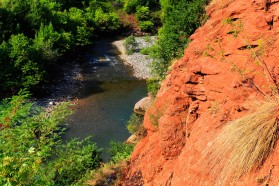 Shkumbin River in Albania.